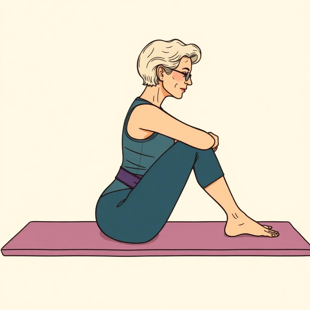 Illustration of the Banded Clamshells exercise